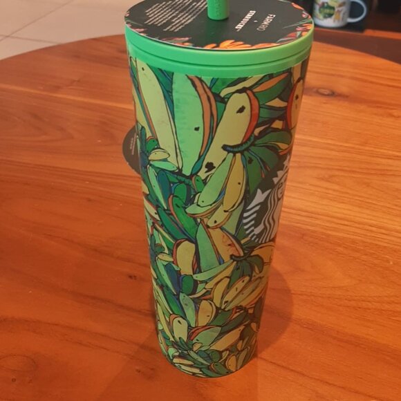 Starbucks x FARM Rio 24oz Tumbler w Banana Straw Topper – Limited Edition 2025 - Picture 9 of 9